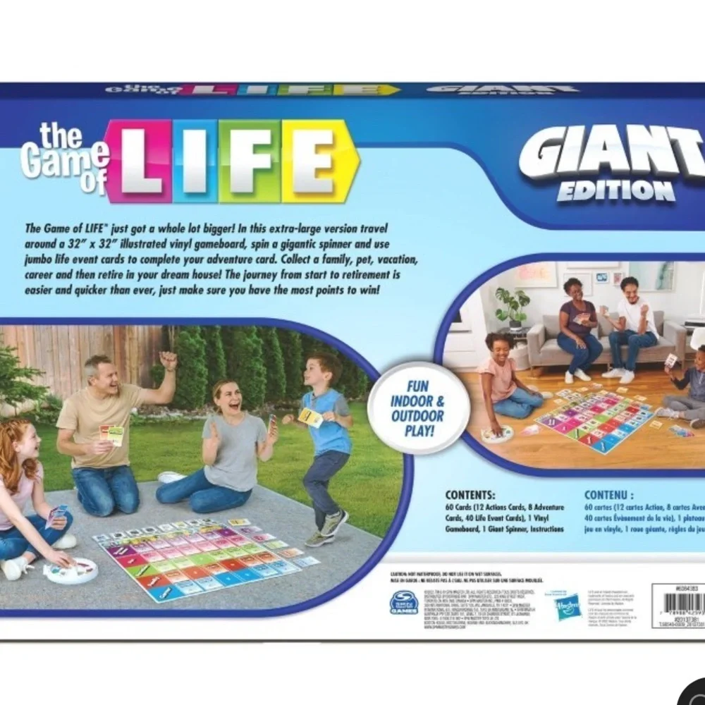 Hasbro The Game of Life Giant Edition - Multicolor